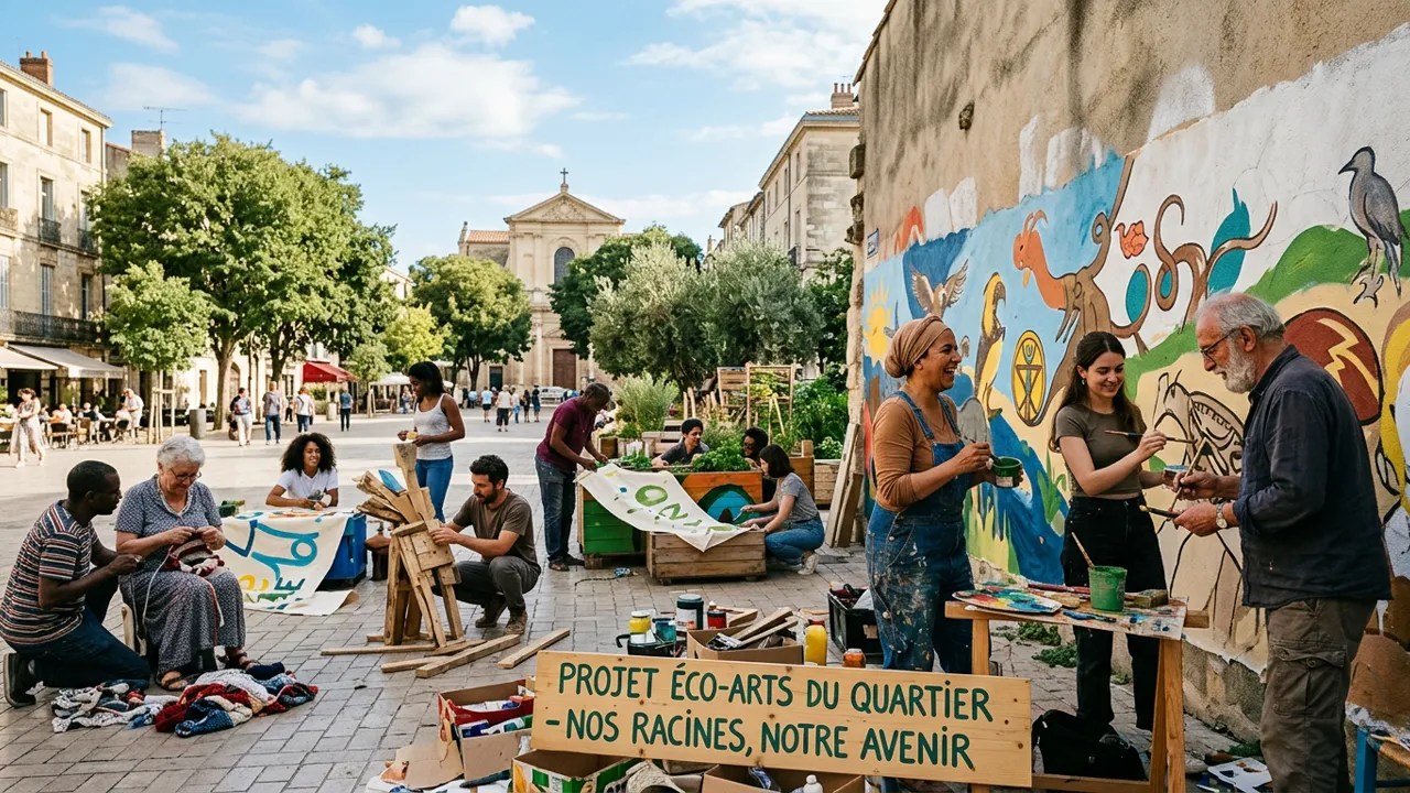 Action collective citoyenne et créative pour la transition solidaire à Montpellier