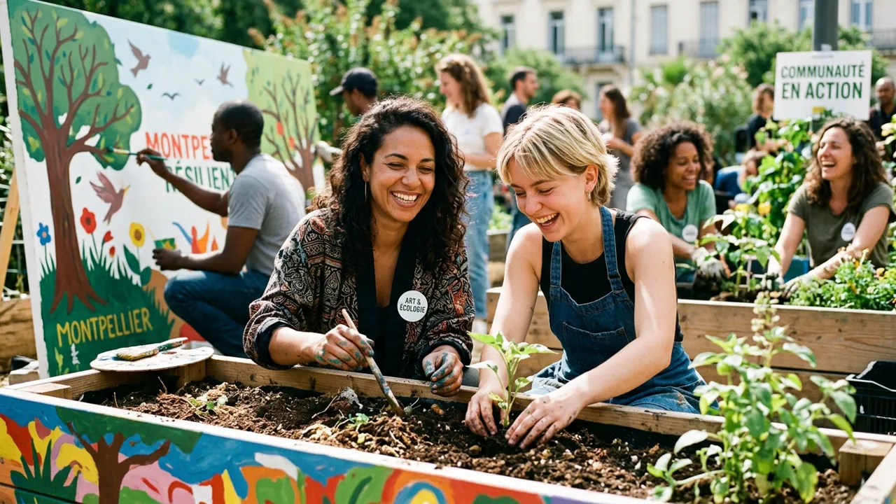 Atelier collaboratif de sensibilisation environnementale et artistique en milieu urbain